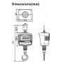 Dynamomètre Crochet peseur jusqu'à 600 kg