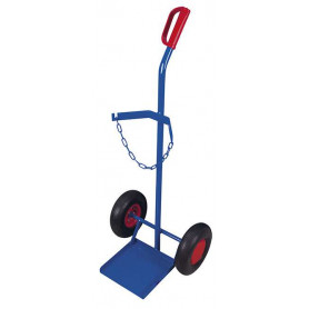 338~Diable porte-bouteilles pour 1 bouteille de cap. 40 ou 50 Ltr.