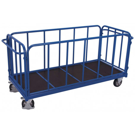 70~Chariot avec 4 parois tubulaires
