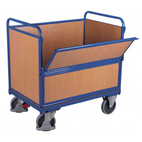 81~Chariot avec plateau mélaminé (MDF)