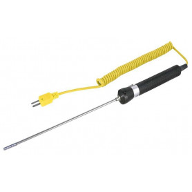 REED R2940 Sonde thermocouple pour l'air/gaz, Type K, -58 à 1 652F (-50 à 900C)