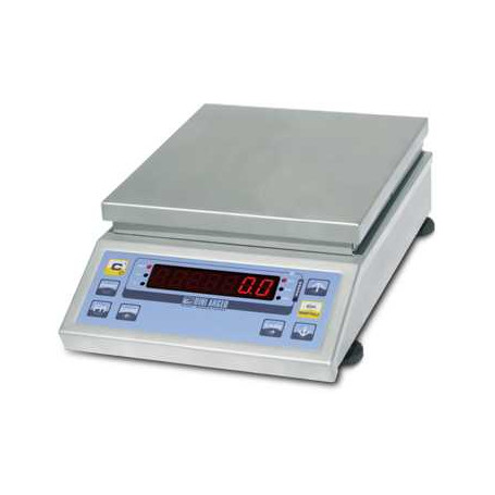 Balance compacte inox, portée de 2 kg à 12 kg, précision de 0.1 g à 2 g