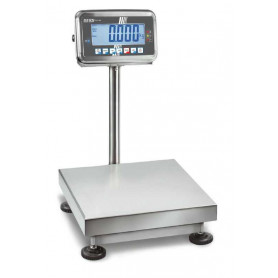 Balance inox avec colonne, portée max. de 10 kg à 120 kg, précision de 1 g à 50 g