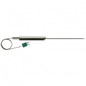 Sonde thermocouple type K en inox - Spécial BTP