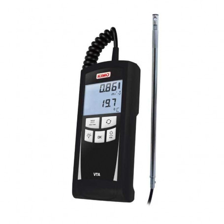 Thermo-anémomètre à fil chaud, mesure jusqu'à 30 m/s