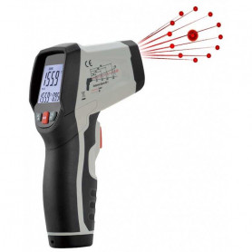 Thermomètre infrarouge à visée laser multipoints, mesure de -50° à +800°C