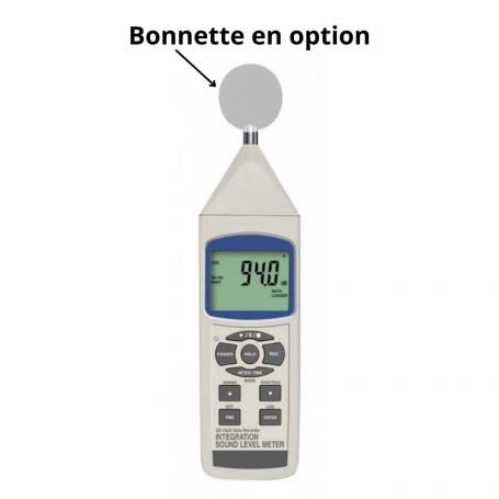 Sonomètre Numérique DM1306D - Détecteur Bruit 30-130 DB, Moniteur Température Et Humidité - Écran LED